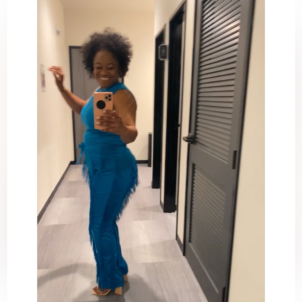 2 piece fringe set